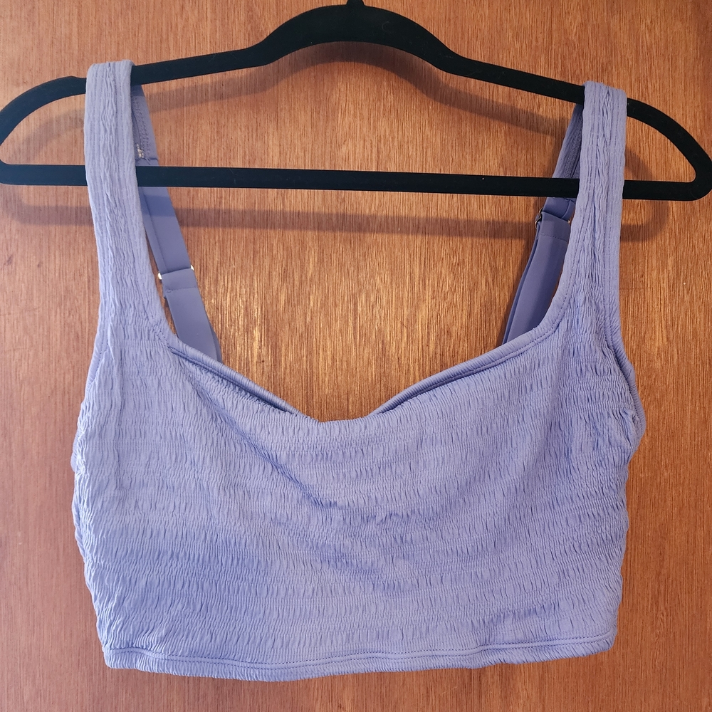 Xhilaration Periwinkle Textured Top